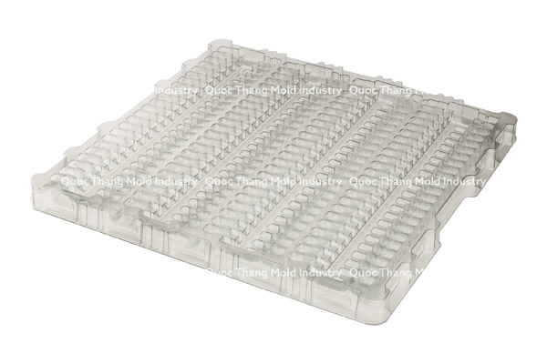 Molded Plastic Tray for Components & Electronic Devices